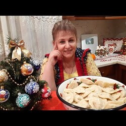 Домашние пельмени.  из квадратиков и другой способлепки