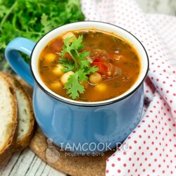 Постные супы с нутом - рецепты с фото