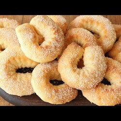 ПОЛСТАКАНА КЕФИРА, 1 яйцо и БЫСТРАЯ ВЫПЕЧКА к Чаю у Вас НА СТОЛЕ! САХАРНЫЕ "Подковки" ПЕЧЕНЬЕ