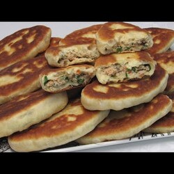 Жарю ПИРОЖКИ с МЯСОМ! Вкусные пирожки на кефире. Тесто для пирожков без дрожжей!