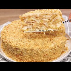 Торт НАПОЛЕОН на скорую руку! Тает во рту! ВСЕ ИЩУТ Этот РЕЦЕПТ! Быстрый рецепт торта Наполеон