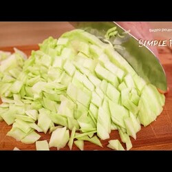 курица с капустой