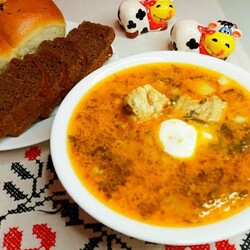 Домашний ЗЕЛЁНЫЙ БОРЩ, с своими секретами !!!