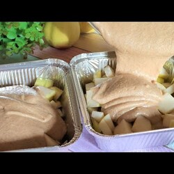 Я просто заливаю яблоки и отправляю в духовку