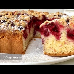 Быстрый Пирог с Вишней! Такой Вкусный, Что Готовила 3 Дня Подряд!