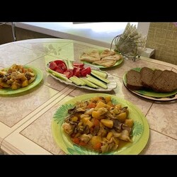 Незабываемый вкус и аромат. Тушеная картошка с сушеными грибами. Легкий и вкусный супчик.