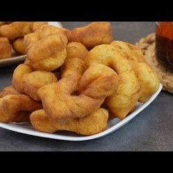 мини блины яблочные и хворост