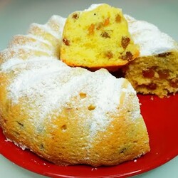 НЕЖНЕЙШИЙ КЕКС с изюмом из  продуктов,которые всегда есть дома !!!