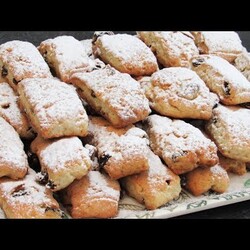 Домашнее Печенье на растительном масле! Простое тесто - Вкусная выпечка с изюмом!