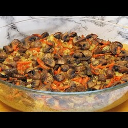 ПРОСТО Беру БУЛГУР и Грибы! Постный обед или ужин в духовке на скорую руку