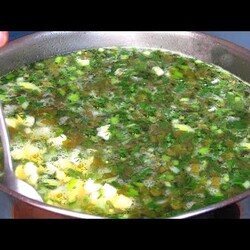 Зеленый борщ с щавелем и яйцом! Неповторимый вкус и аромат! Весенний Щавелевый суп с яйцом!