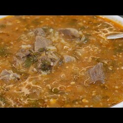 Суп харчо шницель из фарша