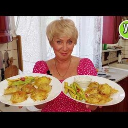 Ела бы и ела  эту картошку с кабачками !