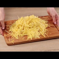 Возьмите КАРТОФЕЛЬ и приготовьте ЭТО! Лучше, чем пицца! Простой и дешевый рецепт!