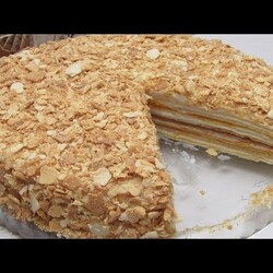 Готовим ПОСТНЫЙ торт НАПОЛЕОН! Никто Вам не поверит, что он без яиц и без масла! Постная выпечка