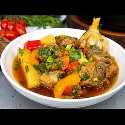 Просто закладываю все  продукты в сковороду! Блюдо БЕЗ ВОЗНИ! Сказать,что ВКУСНО-не сказать ничего!