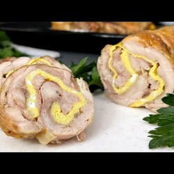 Как же ВКУСНО! Мой Хит застолья! ВКУСНЕЕ куриного рулета просто нет! На праздники обязательно сделаю