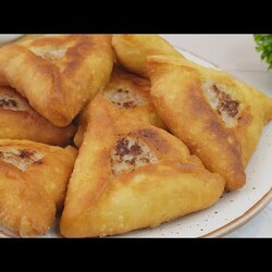 "Пятиминутные" Беляши на кефире: покажу как просто формировать беляши и сочная начинка