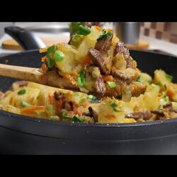 Сковорода уходит за раз, уж очень ВКУСНО! Теперь готовлю КУРИНЫЕ СЕРДЕЧКИ этим простейшим способом!