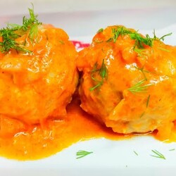 Очень ВКУСНЫЕ и НЕЖНЫЕ  ТЕФТЕЛИ в томатно-сметанном соусе.Без Жарки и Духовки!