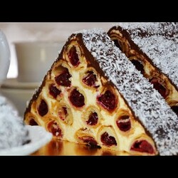 Торт «Монастырская изба» с вишней и сметанным кремом | Хочу ТОРТ