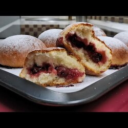 Пышные без дрожжей! Моментальные БУЛОЧКИ с ВАРЕНЬЕМ, очень быстрый рецепт к чаю!