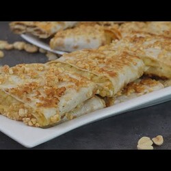 Вкуснятина из лаваша,лаваш с нач яблоко в кляре