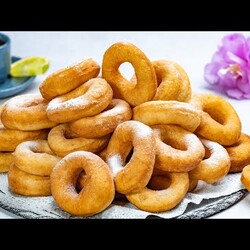 Улетные пончики   постные