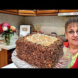 Торт за 20 минут вместе с выпечкой!  Торт на праздник! Еще один быстрый рецепт торта!