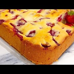 Боже, это так ВКУСНОПИРОГ С КЛУБНИКОЙ 2 рецепта Лучшее ТЕСТО за всю мою жизнь! Кремовый пирог