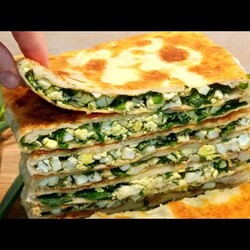 Это лучшее, что я готовлю летом! Молдавские ПЛАЦИНДЫ(лепёшки)с зеленью на сковороде!Улетают в 1 миг!