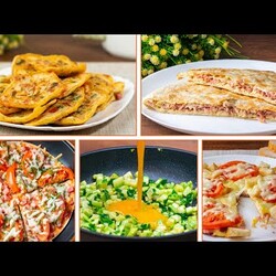 Завтрак для ленивых за 5 минут! 5 вкусных, быстрых завтраков на сковороде! Рецепт завтрака!