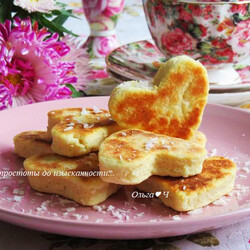 Кокосовое печенье на сковороде