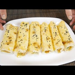 Закусочные рулетики с курицей