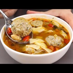 Готовлю СУП с любым мясом НОВЫМ СПОСОБОМ: привычный СУП С ФРИКАДЕЛЬКАМИ станет самым любимым