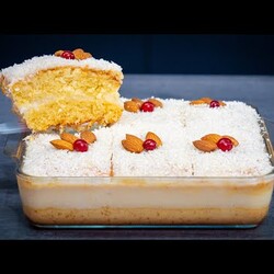 НЕЖНЫЙ КАК ПУХ ПИРОГ К ЧАЮ с кокосовой стружкой