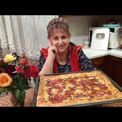 Самая вкусная пицца - домашняя пицца. Самое вкусное тесто для пиццы!