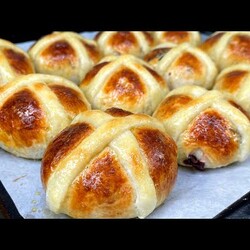 Пасхальные БУЛОЧКИ! Самые ВКУСНЫЕ, самые красивые булочки! Выпечка на Пасху