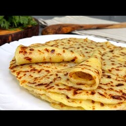 Лепешки "Потрясно ВКУСНО"! Проще и быстрее рецепта не найти! Обожаю такие рецепты! Ну очень вкусно!