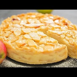 ТОП рецепт  Очень много яблок и мало теста! Идеальный яблочный пирог!