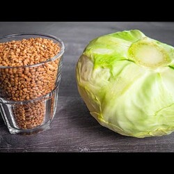 Смешала КАПУСТУ с ГРЕЧКОЙ и накормила всю семью! Быстро и ОООочень ВКУСНО!