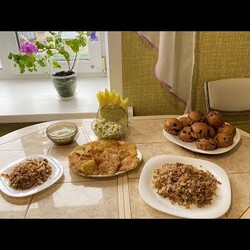 гречка с овощами кекс драники