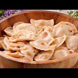 Тесто БЕЗ ВЕСОВ для Вареников, Пельменей и Мантов! Вкусные Вареники с Картошкой и жареным луком!