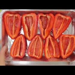 Беру сладкий перец и готовлю обед  с курин грудкой