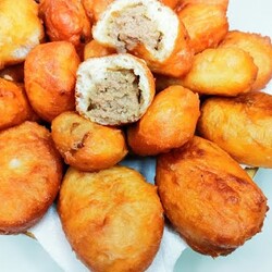Жареные ПИРОЖКИ с ПЕЧЕНЬЮ и КАРТОШКОЙ.Тесто как ПУХ !!!