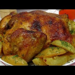 Вкусная и сочная курица с картошкой в духовке ☆ Так просто, но так вкусно! | Вкусные идеи от Натали