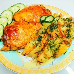 Куриные БЕДРЫШКИ с АПЕЛЬСИНАМИ-безумно ВКУСНО !!!