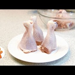 Курица по-новому  Ножки на Картошке