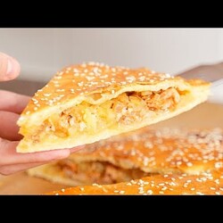 Почему я раньше не знала ЭТОТ РЕЦЕПТ! Обалденный пирог с картофелем и курицей на обед или ужин!