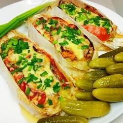 Ужин в ЛОДОЧКАХ для всей семьи!!!Очень быстро и очень ВКУСНО!!!